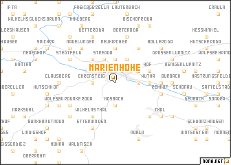 map of Marienhöhe