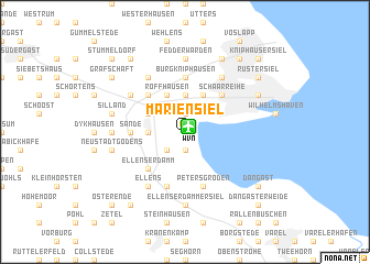 map of Mariensiel