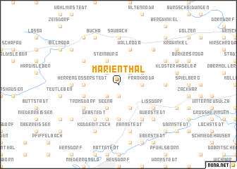 map of Marienthal