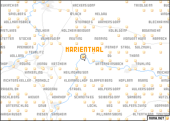 map of Marienthal