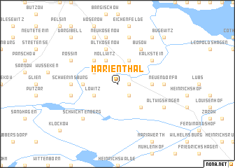 map of Marienthal