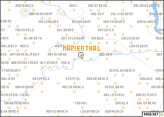 map of Marienthal