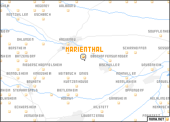 map of Marienthal