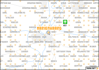 map of Mariënwaard