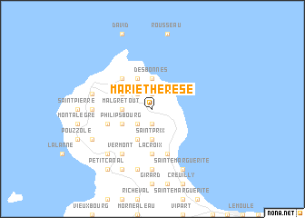 map of Marie-Thérèse