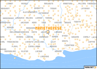 map of Marie Thérèse