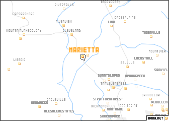 map of Marietta