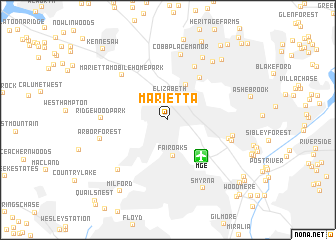 map of Marietta