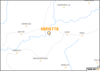 map of Marietta