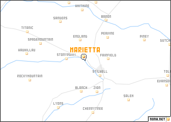map of Marietta