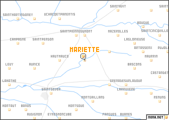 map of Mariette