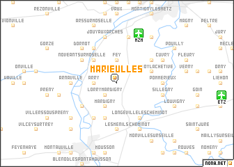 map of Marieulles