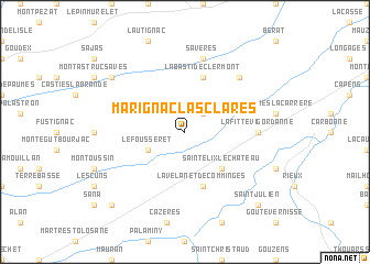 map of Marignac-Lasclares