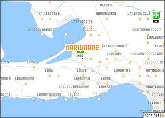 Marignane (France) map  nona.net