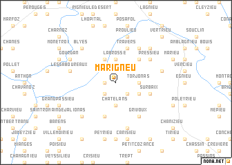 map of Marigneu