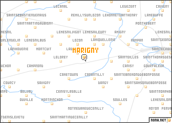 map of Marigny