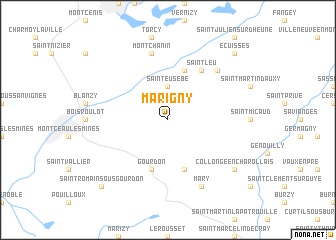 map of Marigny