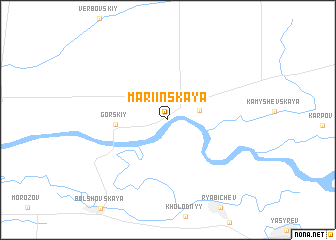 map of Mariinskaya