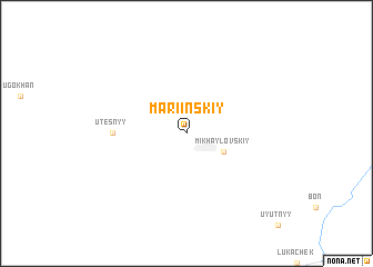 map of Mariinskiy