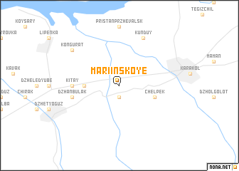 map of Mariinskoye