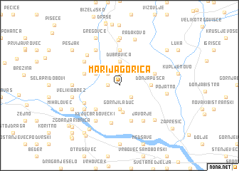 map of Marija Gorica