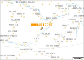 map of Marija Trošt