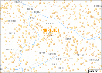 map of Marijići