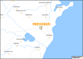 map of Marikebuni