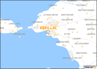 map of Marillac