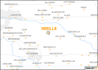 map of Marilla