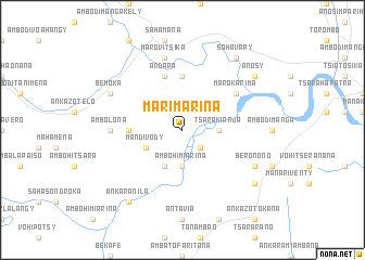 map of Marimarina
