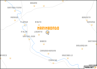 map of Marimbondo