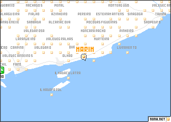 map of Marim