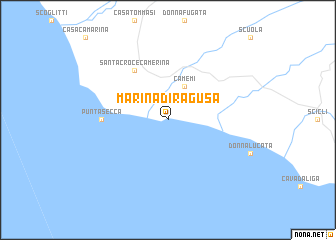 map of Marina di Ragusa