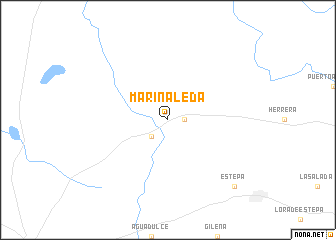 map of Marinaleda