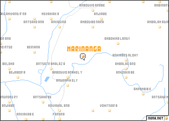 map of Marinanga
