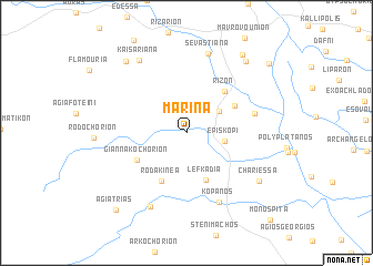 map of Marína