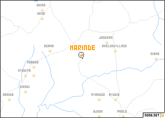 map of Marinde