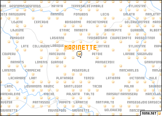 map of Marinette