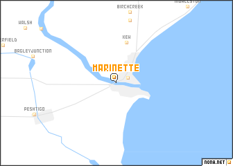 map of Marinette