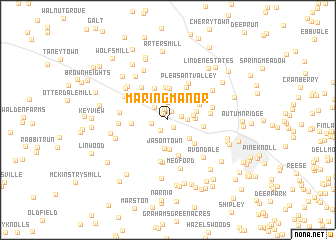 map of Maring Manor