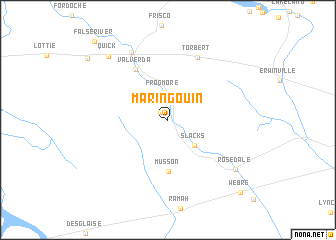 map of Maringouin