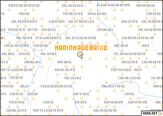 map of Marinha de Baixo