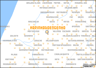 map of Marinha do Engenho