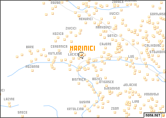 map of Marinići