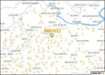 map of Marinići