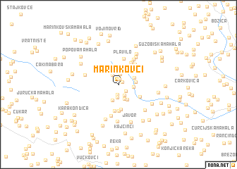 map of Marinkovci