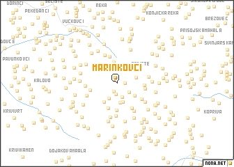 map of Marinkovci