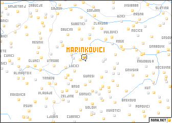 map of Marinkovići