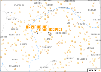 map of Marinkovići